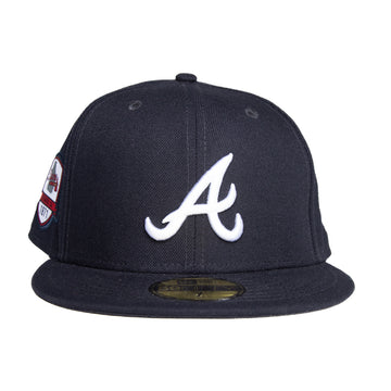 New Era Atlanta Braves 59Fifty Fitted - Navy/ City Side Patch