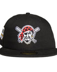 New Era Pittsburgh Pirates 59Fifty Fitted - Black / Pirates Mascot / City Side Patch