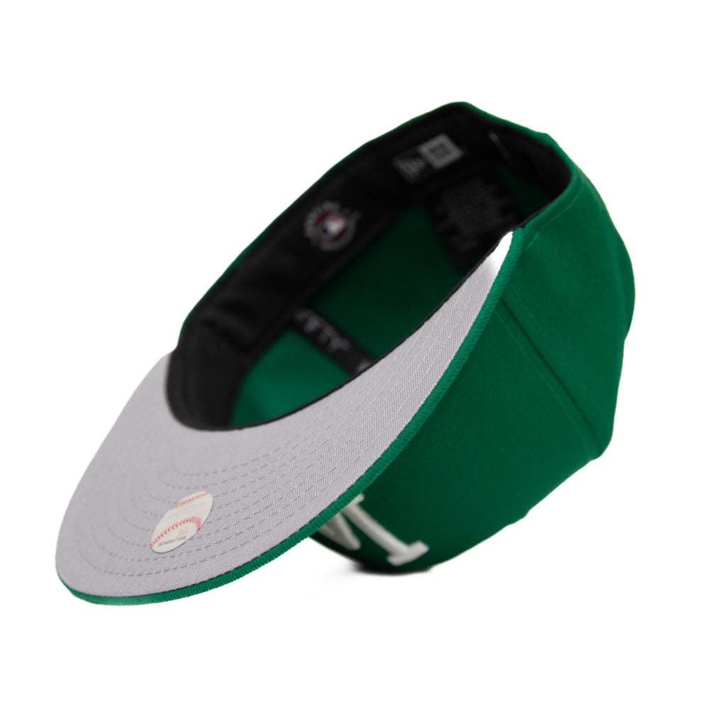 New Era 59Fifty Fitted Cap: Los Angeles Dodgers [Plain Jane x Kelly Green]