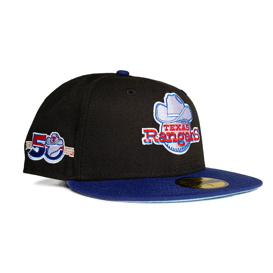 New Era Texas Rangers 59Fifty Fitted - Traditionally Twisted - Black