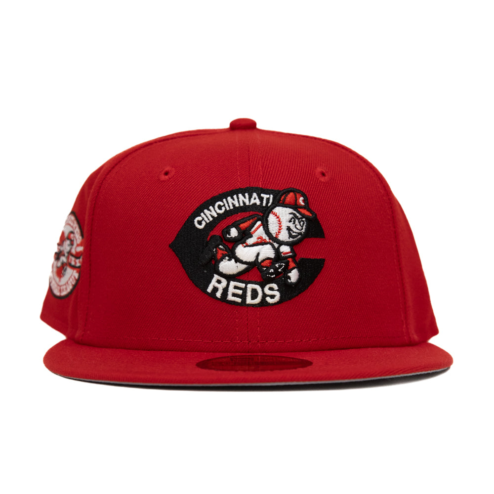 New Era 59Fifty Fitted Cap: Cincinnati Reds [National League x Green UV]