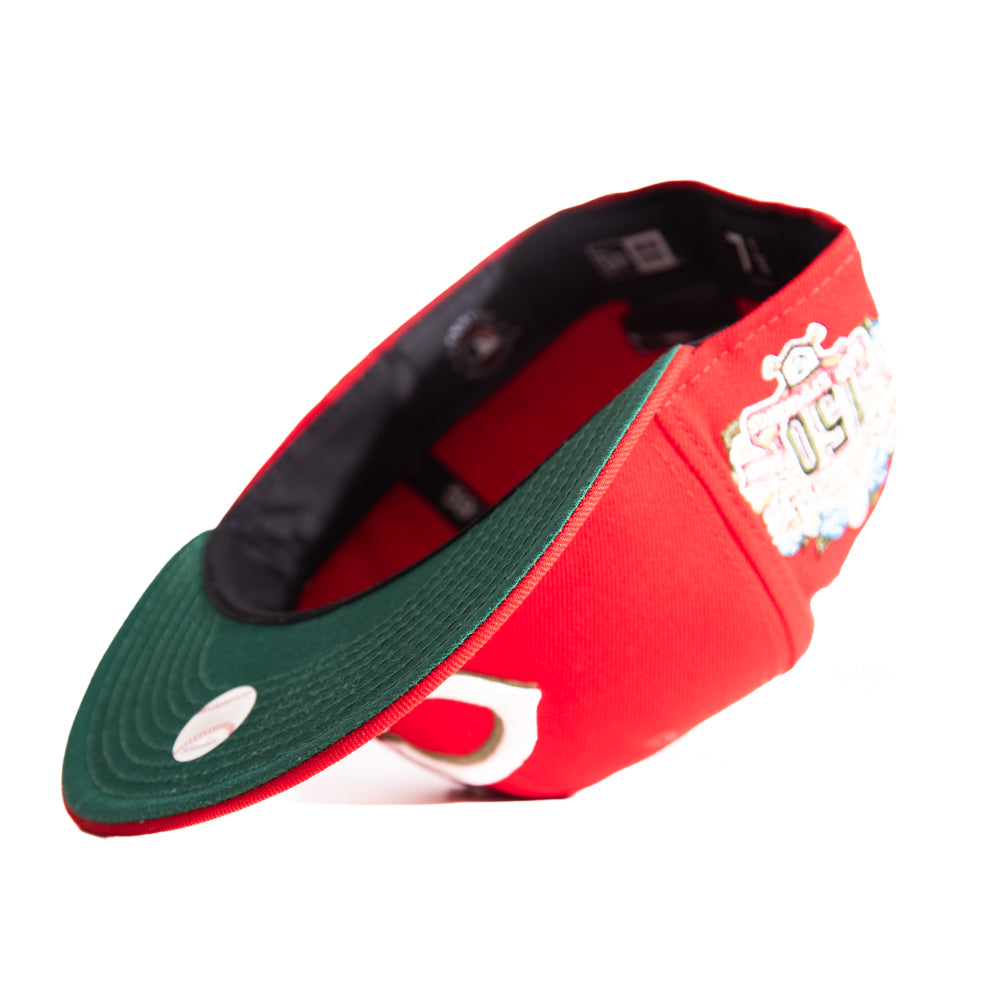 New Era 59Fifty Fitted Cap: Cincinnati Reds [Botanical]