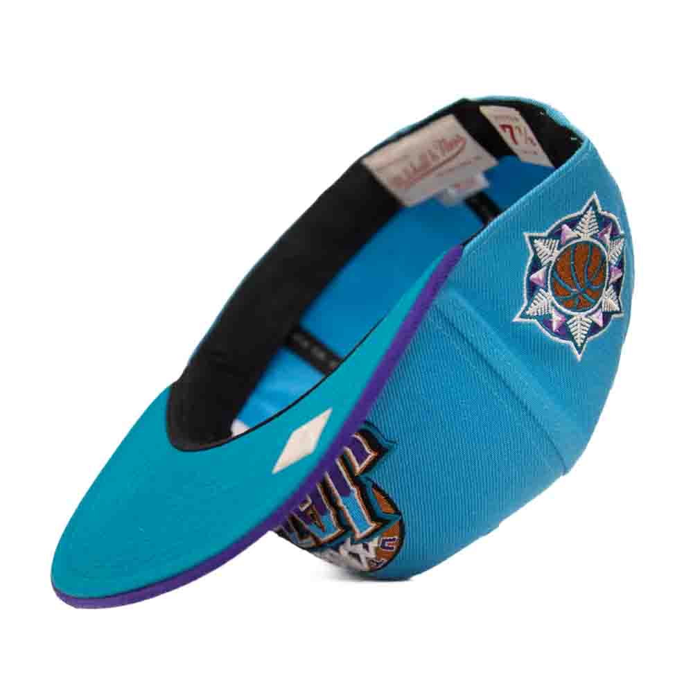 Mitchell & Ness Fitted Cap: Utah Jazz [Team Side HWC]