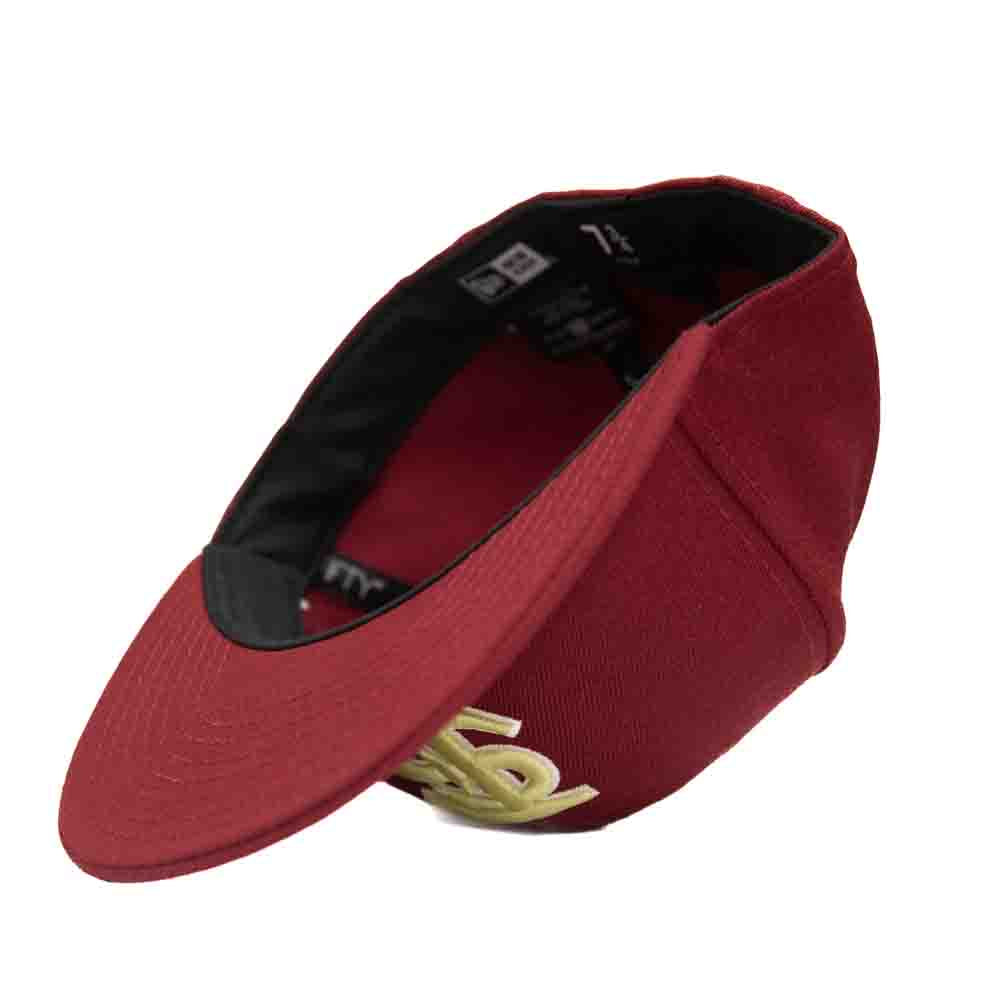 New Era 59Fifty Fitted Cap: Florida State Seminoles [Burgundy]