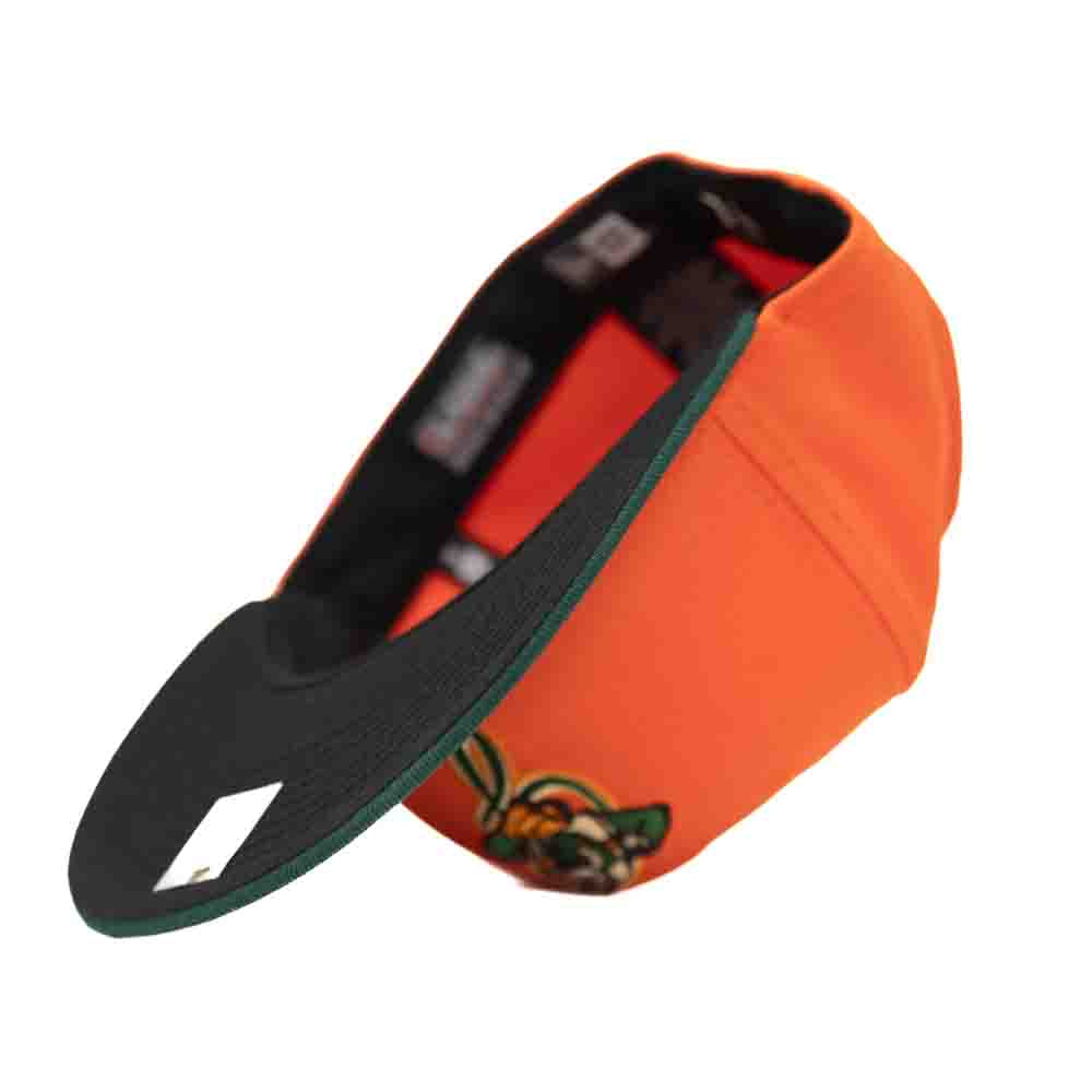 New Era 59Fifty Fitted Cap: Greensboro Grasshoppers [Orange & Forest Green]