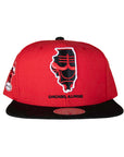 Mitchell & Ness Team Insider Chicago Bulls 2Tone Snapback - Red/Black