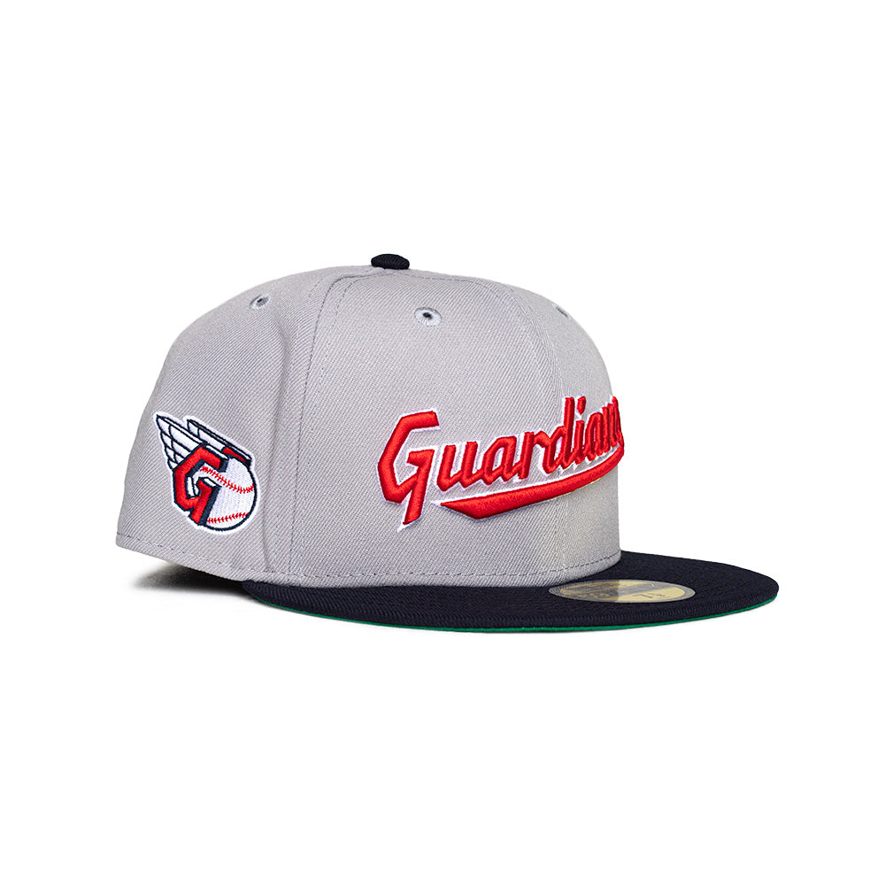 New Era Cleveland Guardians 59Fifty Fitted - Script Grey