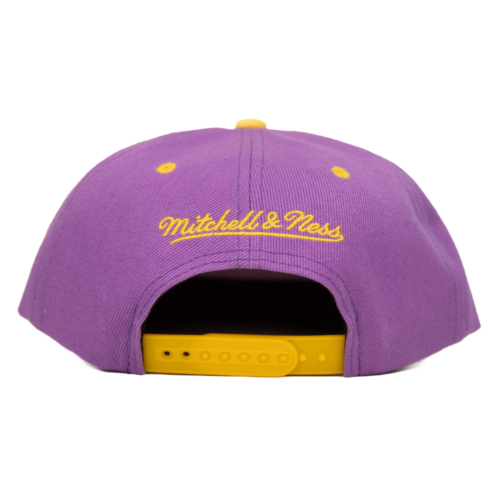 Mitchell & Ness Snapback: Seattle Supersonics [Lavender & Yellow]