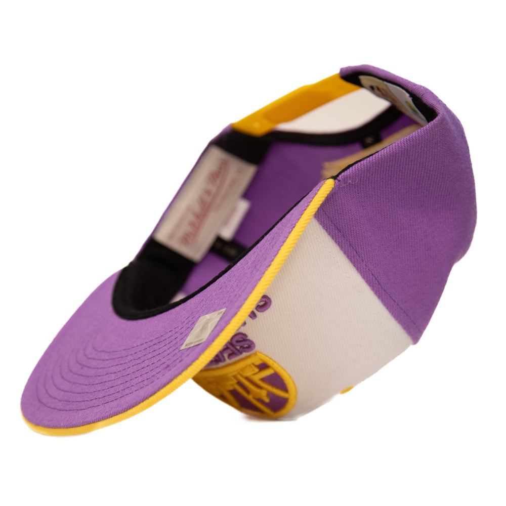 Mitchell & Ness Snapback: Seattle Supersonics [Lavender & Yellow]