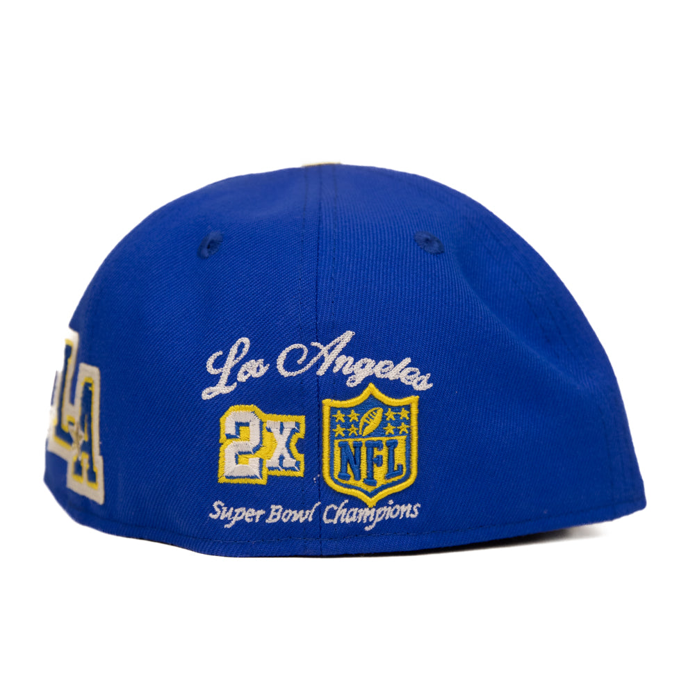 New Era 59Fifty Fitted Cap: Los Angeles Rams [Letterman]