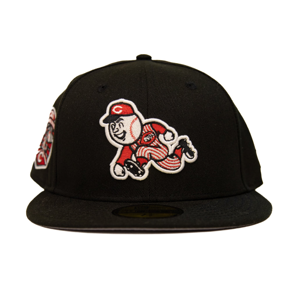 New Era 59Fifty Fitted Cap: Cincinnati Reds [Black Redleg]