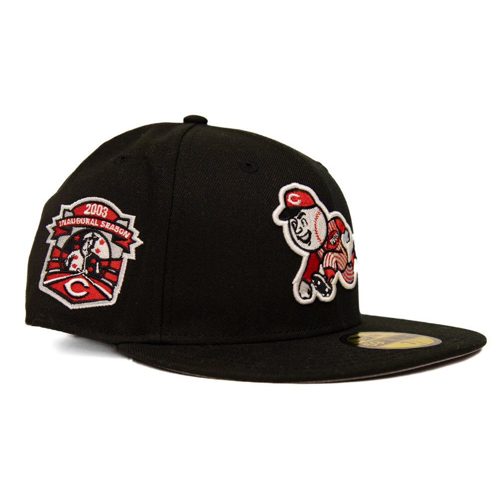 New Era 59Fifty Fitted Cap: Cincinnati Reds [Black Redleg]