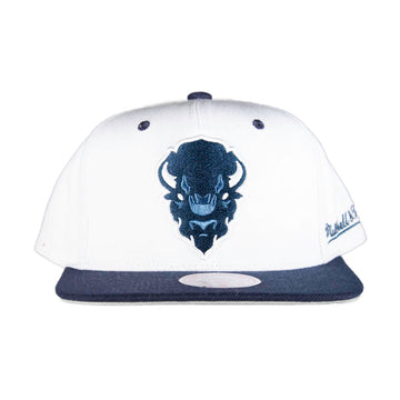 Mitchell & Ness Howard Bison Snapback - White/Navy