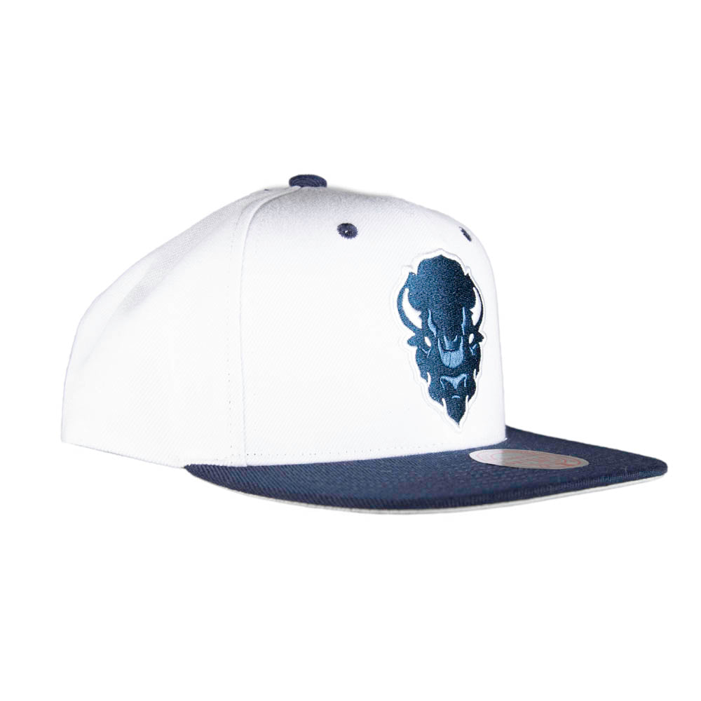 Mitchell & Ness Howard Bison Snapback - White/Navy