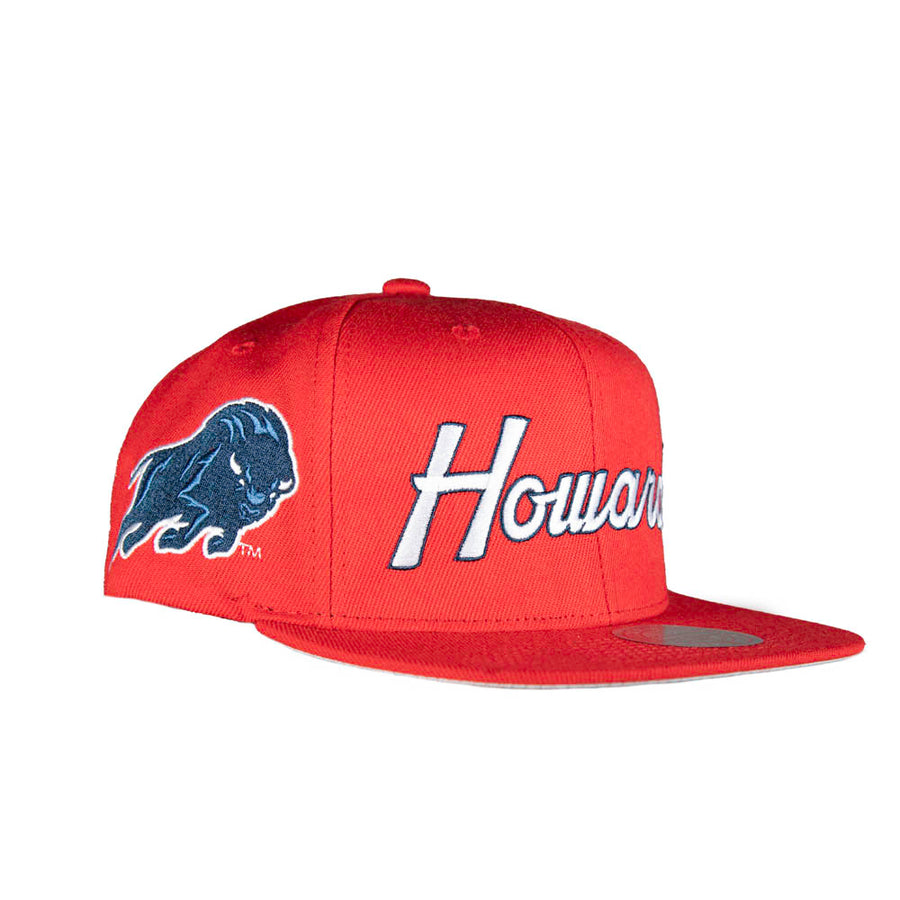 Mitchell & Ness Howard Bison Snapback - Red