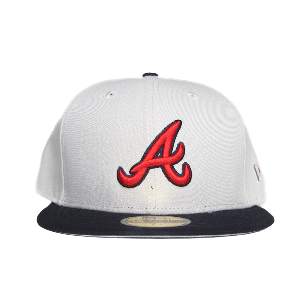 New Era Atlanta Braves "World Class" 59Fifty Fitted - Navy/Stone