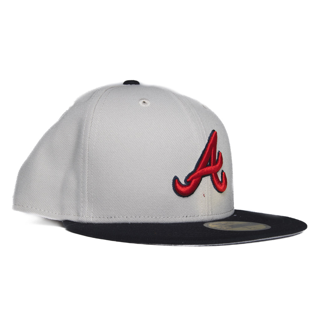 New Era Atlanta Braves "World Class" 59Fifty Fitted - Navy/Stone