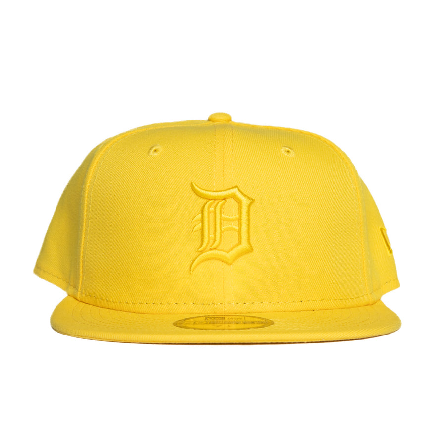New Era Detroit Tigers 59Fifty Fitted - Yellow Tonal