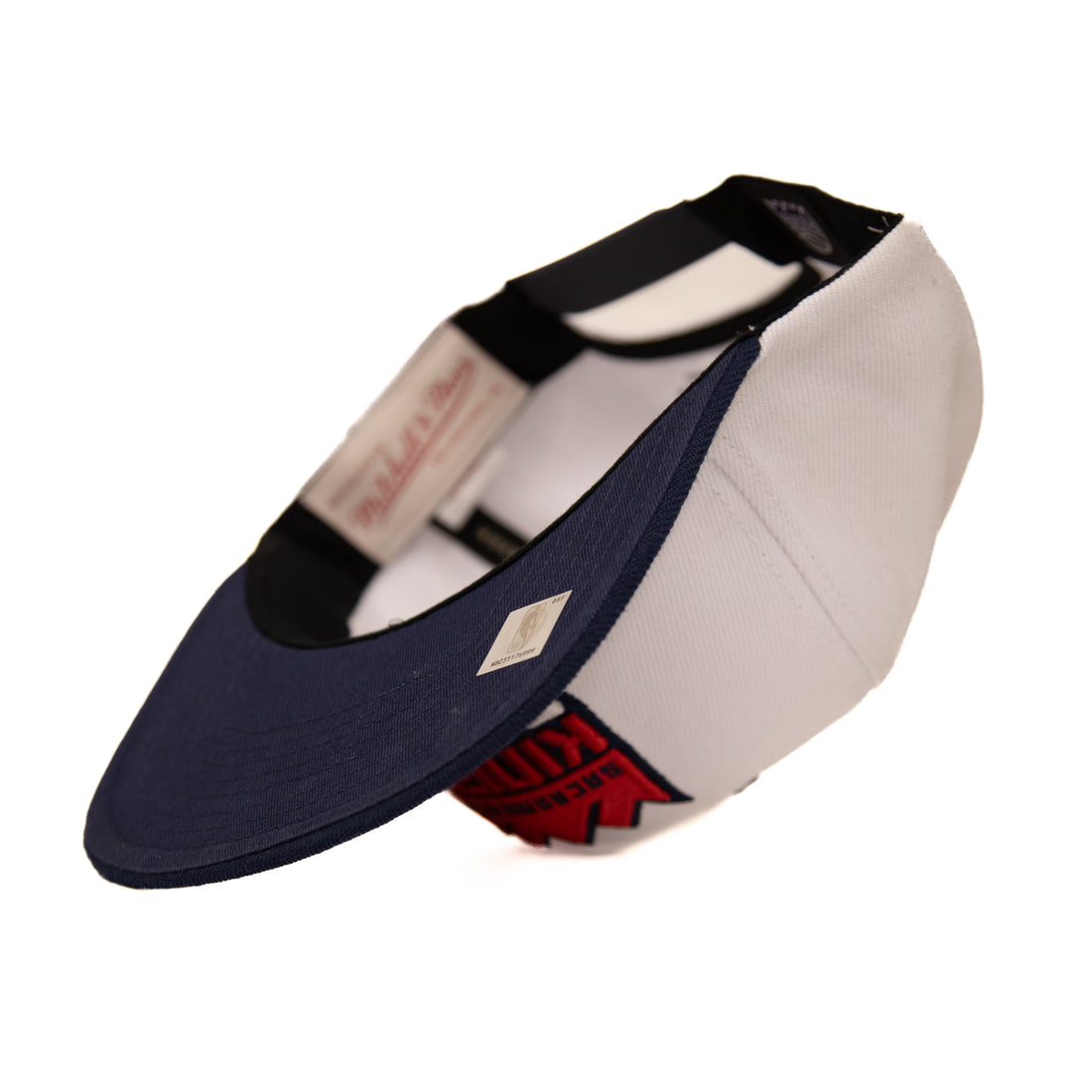 Mitchell & Ness Snapback: Sacramento Kings [White & Navy]