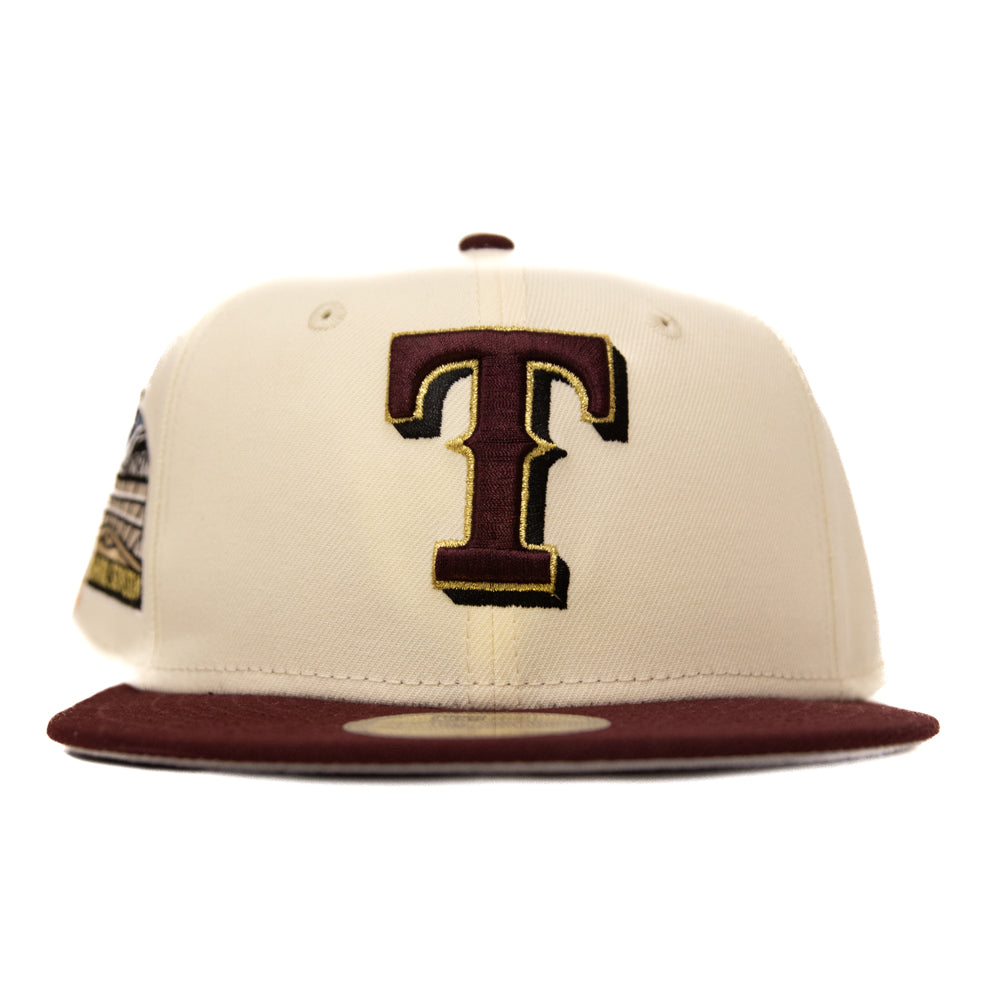 New Era Texas Rangers 59Fifty Fitted - DUO RANGER "CREAM/MAROON"