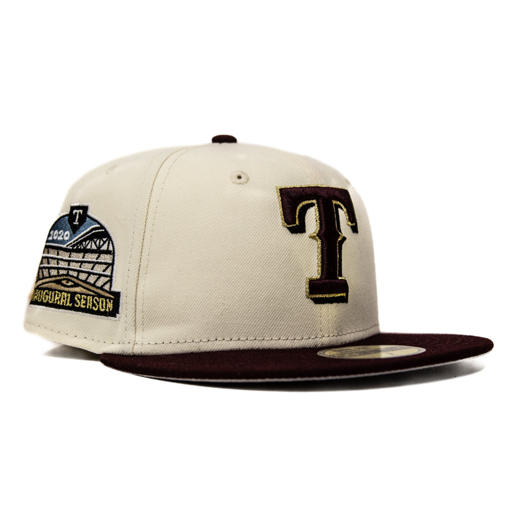 New Era Texas Rangers 59Fifty Fitted - DUO RANGER "CREAM/MAROON"