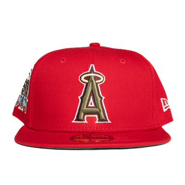 New Era Anaheim Angels "Botanical" 59Fifty Fitted - Red