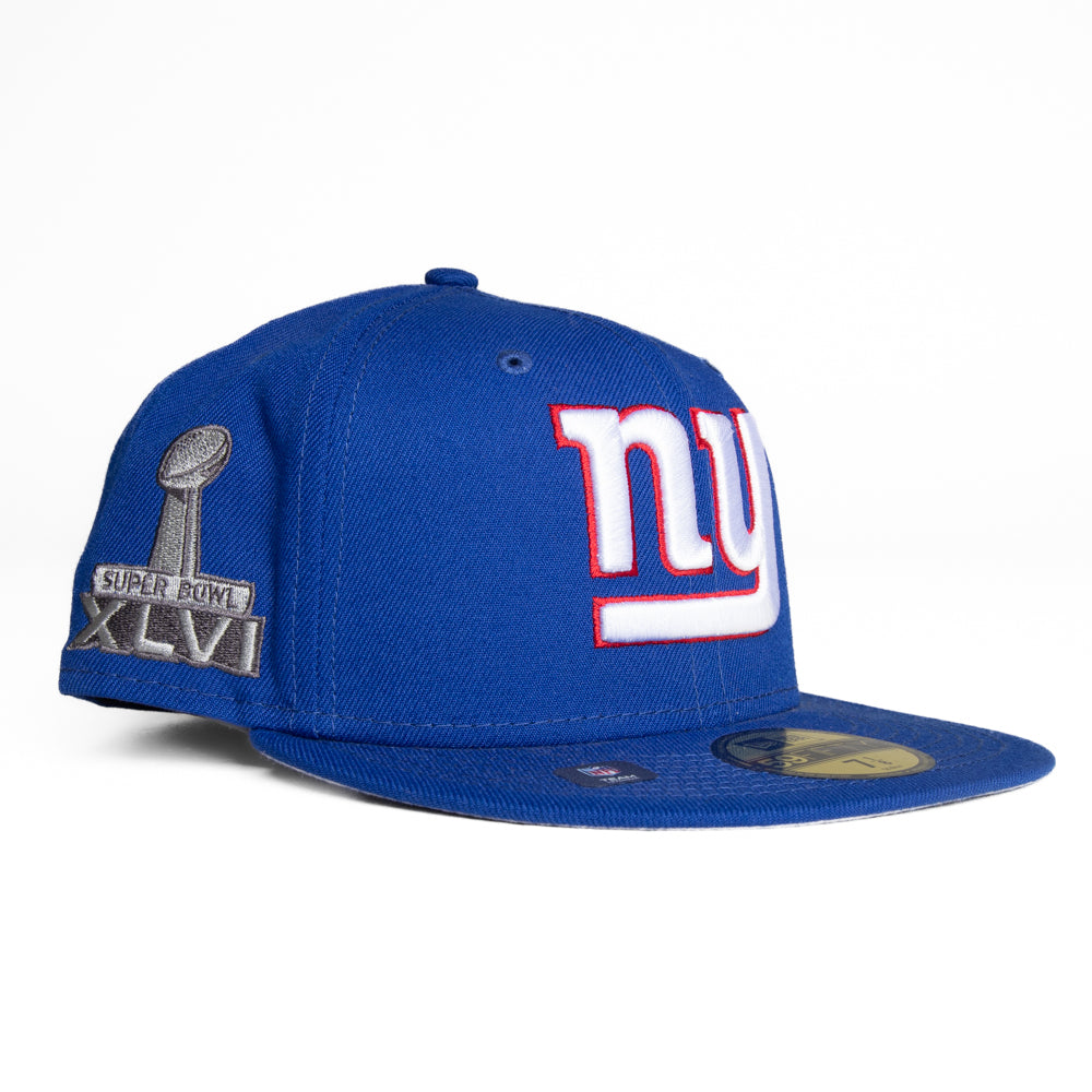 New Era New York Giants 59Fifty Fitted - XLVI Super Bowl Side Patch