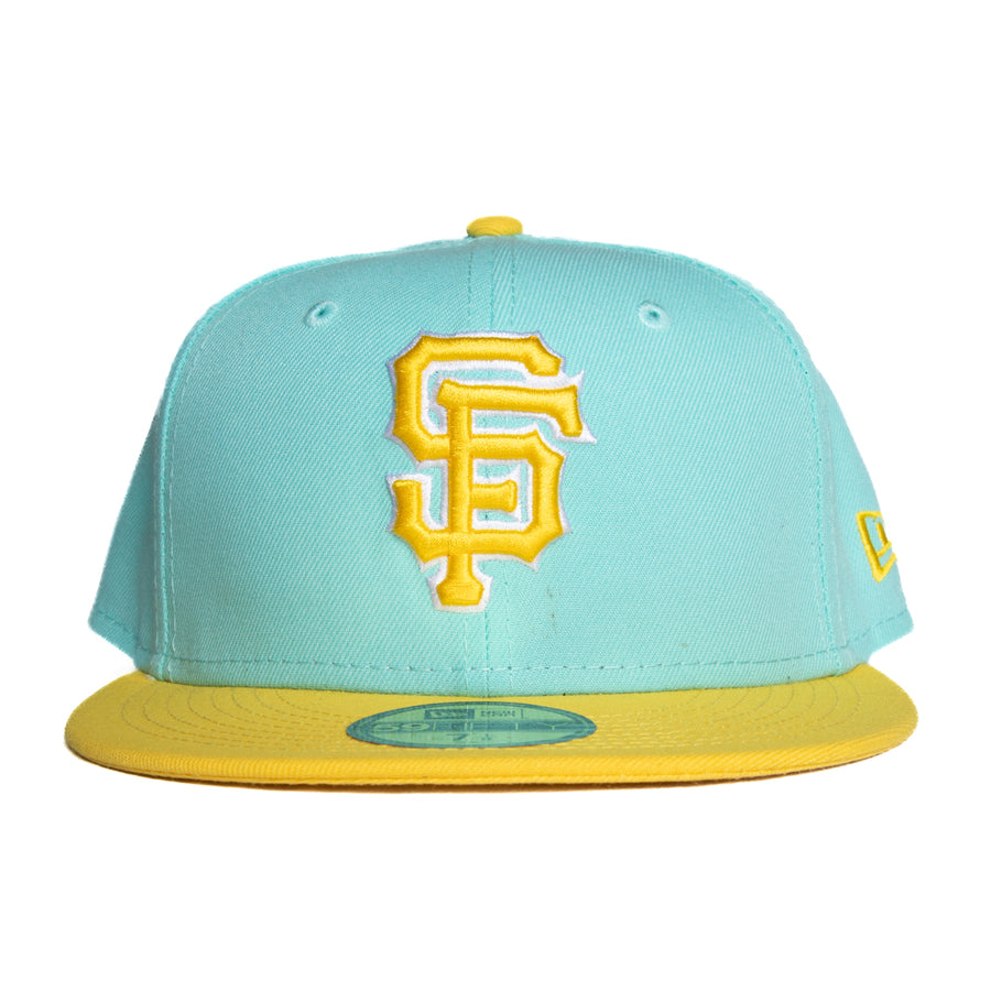 New Era San Francisco Giants 59Fifty Fitted - Mint/Yellow