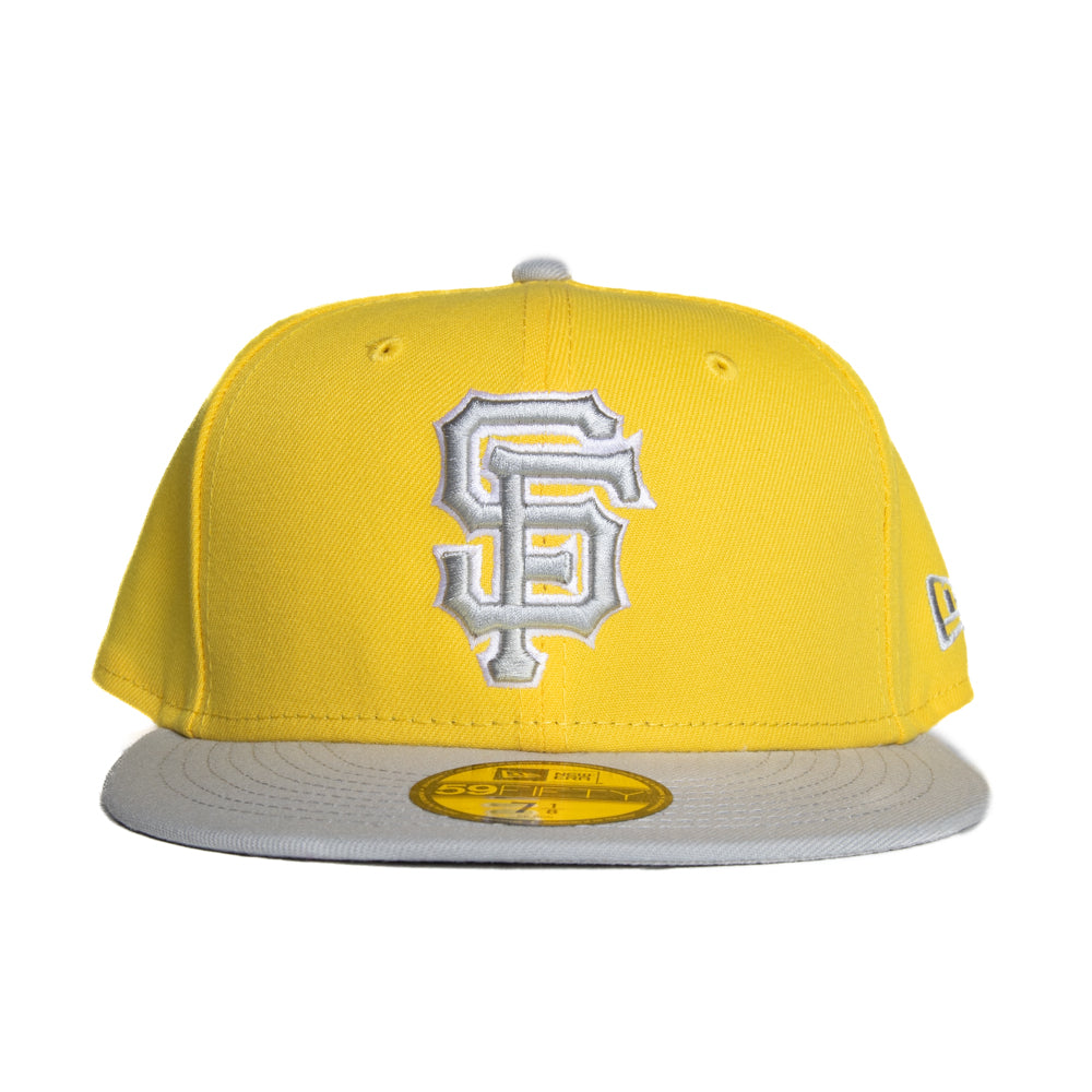 Fitted Cap Light Yellow Baseball Cap New Era 59Fifty Fitted Cap