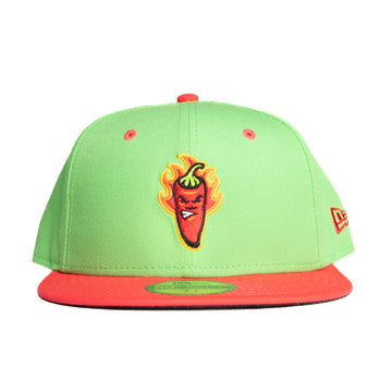 New Era Lake County Captains 2Tone 59Fifty Fitted (Lime/Infrared)