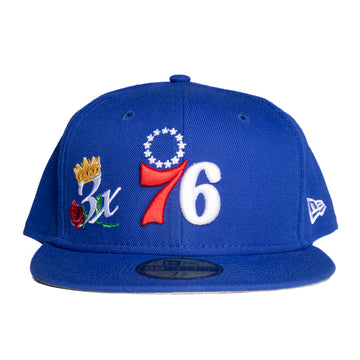 New Era Philadelphia 76ers "Crown Champs" 59Fifty Fitted - Blue