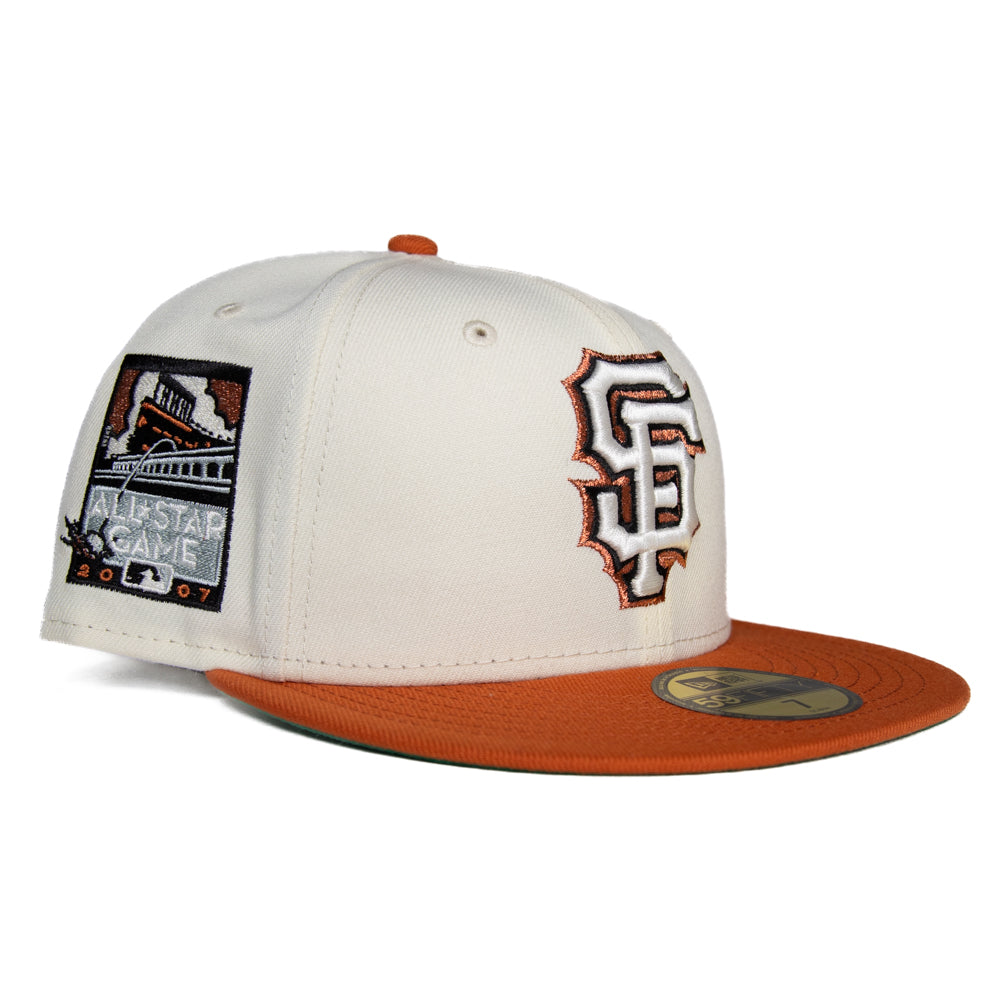 New Era San Francisco Giants 59Fifty Fitted - Chrome/Burnt Orange