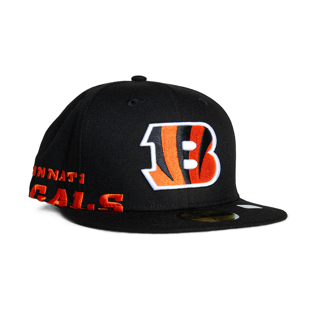 New Era Cincinnati Bengals "Side Split" 59Fifty Fitted - Black