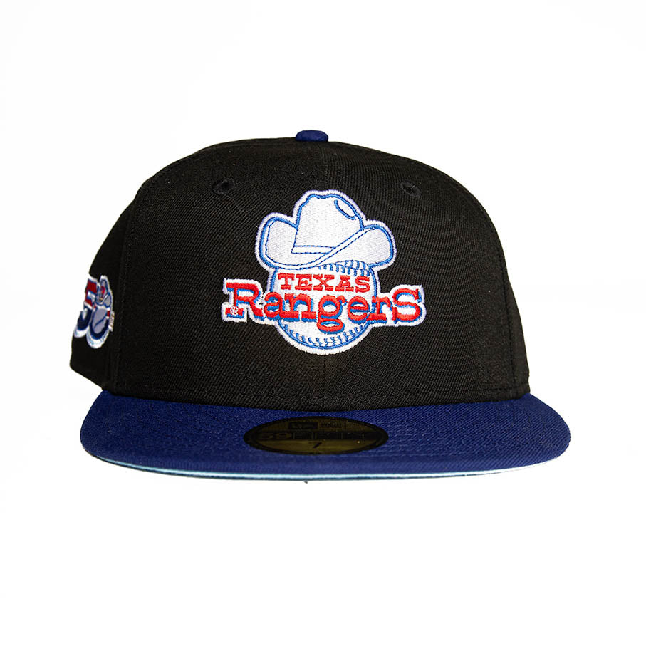 New Era Texas Rangers 59Fifty Fitted - Traditionally Twisted - Black