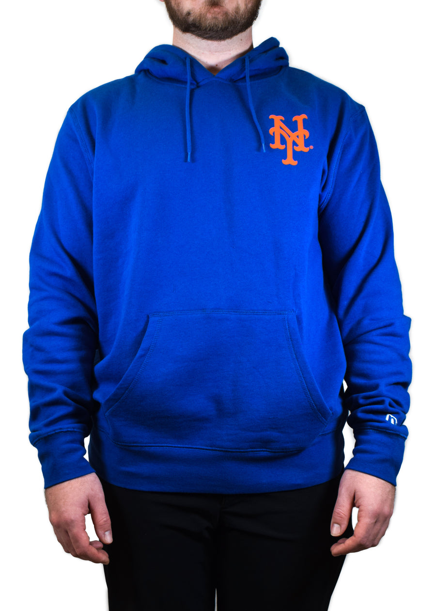 New Era New York Mets "State Patch" Hoodie - Blue/Orange