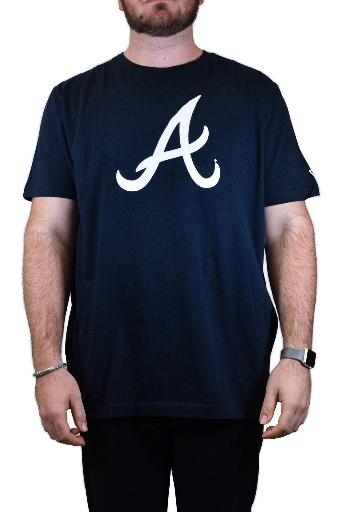 New Era Atlanta Braves Classic Logo Shirt - Navy