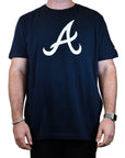 New Era Atlanta Braves Classic Logo Shirt - Navy