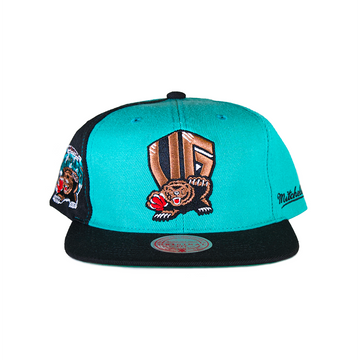 Mitchell & Ness 2Tone "VG" Vancouver Grizzlies Snapback - Mint/ Black One Panel