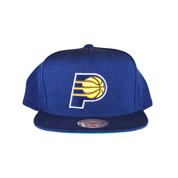 Mitchell & Ness Indiana Pacers Snapback - Navy/Yellow