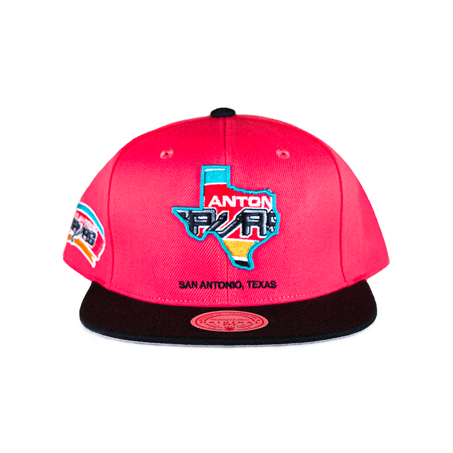 Mitchell & Ness Team Insider San Antonio Spurs 2Tone Snapback - Pink/Black