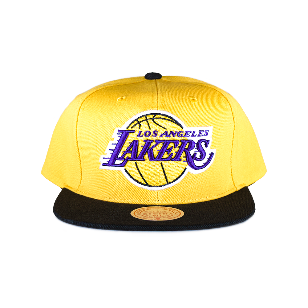 Mitchell & Ness 2Tone Basic Los Angeles Lakers Snapback - Yellow/Black