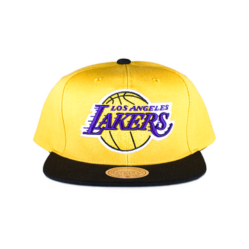Mitchell & Ness 2Tone Basic Los Angeles Lakers Snapback - Yellow/Black