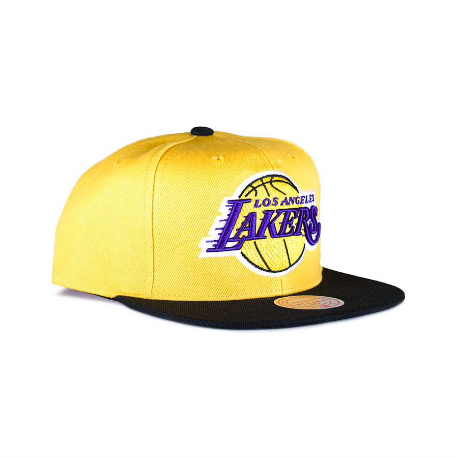 Mitchell & Ness 2Tone Basic Los Angeles Lakers Snapback - Yellow/Black