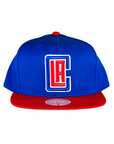 Mitchell & Ness Los Angeles Clippers Snapback - Royal Blue/Red