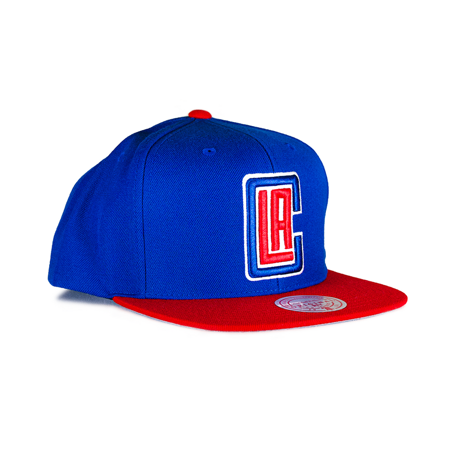 Mitchell & Ness Los Angeles Clippers Snapback - Royal Blue/Red