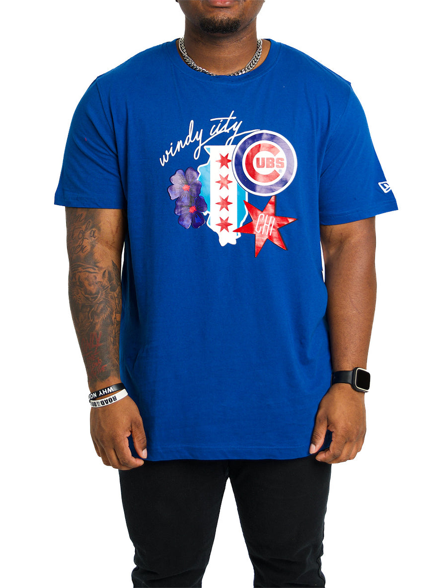 New Era Chicago Cubs "State Patch" Shirt - Blue