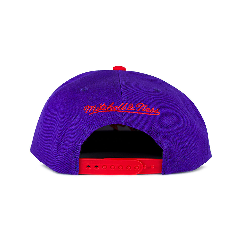 Mitchell & Ness Team Insider Toronto Raptors 2Tone Snapback - Red/Purple