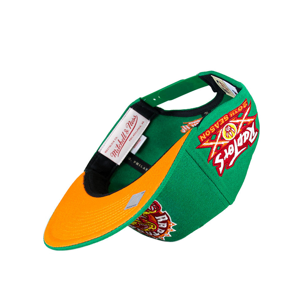 Mitchell & Ness Toronto Raptors Snapback - Green/20 Year Patch