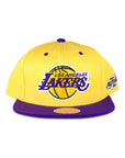 Mitchell & Ness 2Tone Los Angeles Lakers Snapback - Yellow/Purple 2009 Finals patch