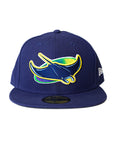 New Era Tampa Bay Devil Rays 59Fifty Fitted - Navy